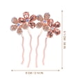 thumbnail image 2 of TABLETREANDS 2Ud Complementos De Para Novia Con De Rhinestones Para Peinados, 2 of 6