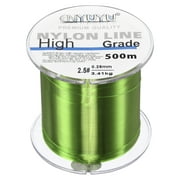 Uxcell 547Yard 8Lb Fluorocarbon Coated Monofilament Nylon Fishing Line Light Green
