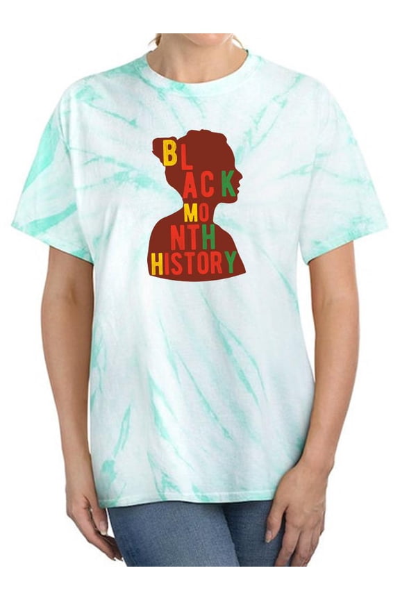 Black Month History Tie Dye Cyclone Women -Image by Shutterstock, Female x-Large