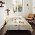 thumbnail image 4 of Brown Ombre Daisy Large Tapestry for Bedroom Wall Hanging Tapestry, Farmhouse Vintage Floral Botanical Ceiling Backdrop Tapestries Poster Blanket Wall Decor for Teens Room Living Room Dorm 86" x 104", 4 of 8