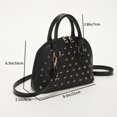 thumbnail image 3 of Bolsa Rivet Commute Bag correa ajustable mujer elegante monedero Simple exquisito para el trabajo Ehuebsd Para Estrenar, 3 of 9