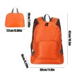 thumbnail image 3 of Hvmvliv Foldable Hiking Backpack Outdoor Travel Sackpack Mountaineering Bag Daily Sports Gym Bag Lightweight Backpack Large Capacity Folding Bag Orange, 3 of 6