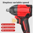 thumbnail image 6 of Cordless Impact Wrench, 258Ft-lbs & 350Nm Power Impact Socket Set, 1/2 inch, Multi-Speed Adjustment,  Light, 20V Impact Wrench with 1x4.0Ah ,, 6 of 7