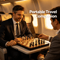 thumbnail image 3 of BESTSKY 2026 New 11In Chess Checkers Backgammon Folding Travel Wooden for Travel,Home,Office,Parties,Game Nights, 3 of 7