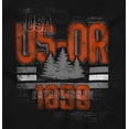 thumbnail image 2 of Oregon Forest Hiking Distressed OR Men's Graphic T Shirt Tees Brisco Brands L, 2 of 4