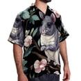 thumbnail image 2 of Tmall Men's Short Sleeve Poplin Shirt, Button Down Casual Summer Beach Printed Unisex Shirt, 2 of 6