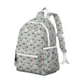 thumbnail image 2 of Pug and Love Heart Backpack for School,Cute School Bag,Schoolbag with Adjustable Shoulder Straps & Padded Back,13.4"x11"x4.7", 2 of 6