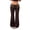 Brown, variant on Women's Pants Colorblock Leopard Flared Slim Fit Draped Yoga Sport Long Soft Breathable Lightweight Stretchy Women's Slacks