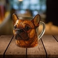 thumbnail image 3 of Face Design Clear Glass Cup Decorative Drinking Glassware for Home Kitchen Living Room, 3 of 5