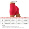 thumbnail image 5 of Pantalones cortos de yoga de cintura alta NikouMX para mujer entrenamiento correr S M L XL, 5 of 5