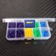 thumbnail image 3 of Juego de espacio Dental de cuña Dental de plástico 800 hebilla azul caja cuadrada de plástico herramienta auxiliar de cuña Dental de relleno de espacio de punta JAMW Sencillez, 3 of 4