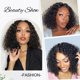 thumbnail image 5 of Cabello humano sin pegamento Wigs Xinjiju Wear and Go de 14 pulgadas con un 200% de densidad, 5 of 6