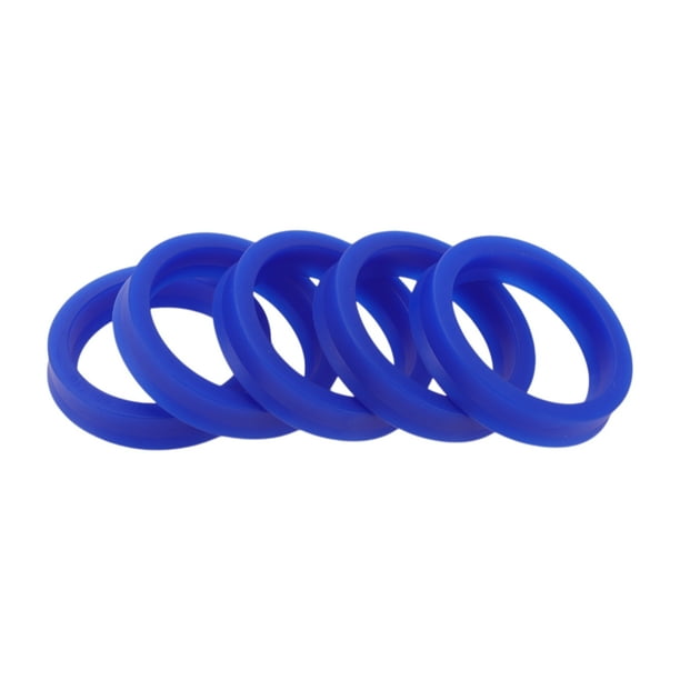 Sello de Aceite Universal UN Lip Sello Anillo Sello de Eje Rotativo 40x50x10mm Alta Presión TPU Azul 5 Pcs