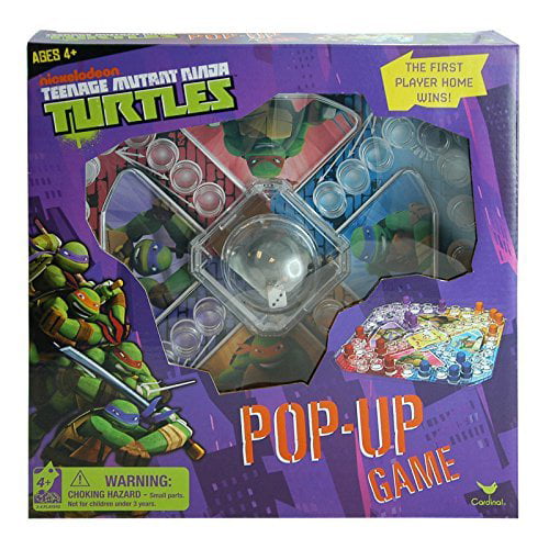 Teenage Mutant Ninja Turtles Pop Up Board Game NEW Cardinal Industries 