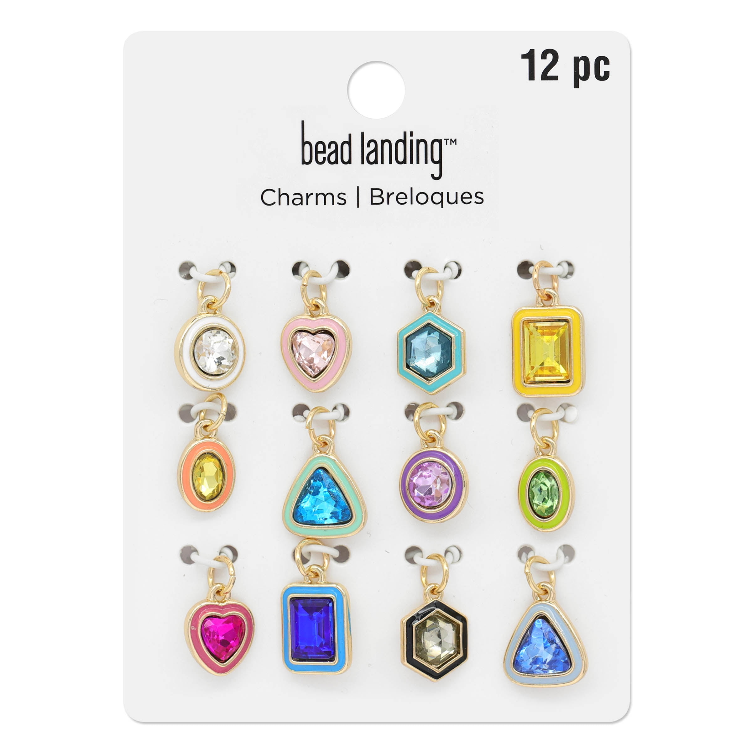 Lot De 330 Charms émail Et Apprêts - Mixed Grab Bag - Doré, Alliage