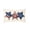 White#122, variant on Independence Day Flag Pillow Case, Patriotic Star Linen Throw Pillow Cover, White Polyester, 19.69x11.81 Inches, Decorative Couch Sofa Bed Armchair Backrest for Living Room Bedroom Office