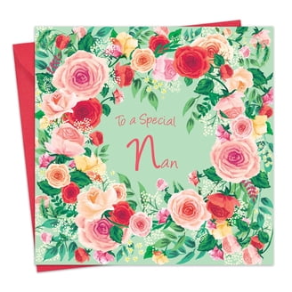 Milestone Birthday Card For Women 100th Birthday Card For Her - UK Greetings Pink Flower Design With Envelope 143x216 Mm Pink Flower Birthday Card