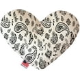 thumbnail image 2 of Mirage Pet 1259-CTYHT8 White Western Canvas Heart Dog Toy - 8 in., 2 of 2