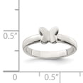 thumbnail image 2 of 925 Sterling Silver Butterfly Ring Size 4, 2 of 2