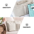 thumbnail image 3 of unbranded Bolsa Organizadora De Maquillaje Portátil Beige Con Gran Capacidad Para Viajes Y Uso Diario, 3 of 8