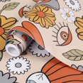 thumbnail image 5 of Abyssaly 17.7" x 236" Floral Peel and Stick Wallpaper Boho Mushroom Removable Wallpaper Vinyl Self Adhesive Flower Wall Paper for Bathroom, 5 of 6