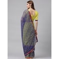 thumbnail image 2 of Bandhani Printed Mirror Work Pure Georgette Saree - 28158958, 2 of 7