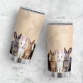 thumbnail image 3 of Taza de viaje Oasisdream, vaso de 600 ml con estampado de conejo, 3 of 6