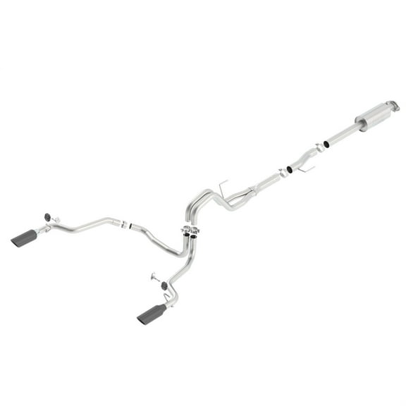 BORLA 140616BC Cat-Back Exhaust for Ford F-150 2015–2020, 2.7L/3.5L LTD, 5.0L, 3.3L, Extended & Crew Cab, 2&4WD, Add 60556