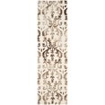 thumbnail image 3 of Safavieh Dip Dye Collection DDY689B Handmade Geometric Watercolor Ivory and Chocolate Wool Area Rug (5' x 8'), 3 of 10