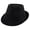 Black, variant on Cotton Trilby Fedora Hat - XXL - Black