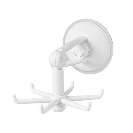 

Xssm Wall Hook – Cooking Utensil Hook – 360° Rotation – 6 Claws – Wall Mount – Punch Free – Adhesive – Spatula Organizer – Bathroom Supplies
