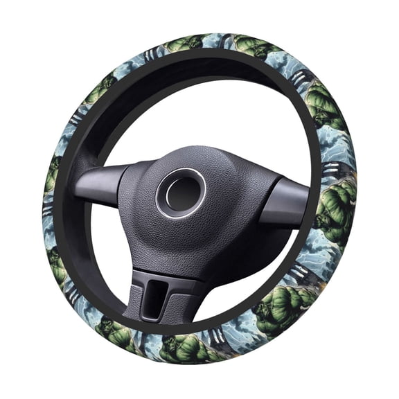 H-Ul-K Steering Wheel Cover Elastic Stretch Breathable Vehicle Steering Wheel Protector Car Interior Accessories