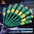 thumbnail image 2 of Voltage Tester Screwdriver Slotted/Phillips Outlet Tester Pen Electrician Pocket Test Pencil Hand Tools Driver Indicator 6x125mm Slotted, 2 of 6