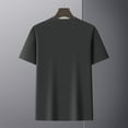 thumbnail image 5 of USNSM Men's Ultra Soft T-Shirt Curve Hem Lightweight Breathable Comfortable Cooling Short Sleeve Casual Basic Tee Shirt Gray XL, 5 of 8