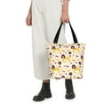 thumbnail image 4 of Bingfone Cartoon Poodle Dog Women Shoulder Tote Bags Casual Bag Ladies Shopping Handbag, 4 of 6