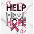 thumbnail image 2 of Help Heal Hope Breast Cancer Aware Tank Top Tee Shirt Women Brisco Brands S, 2 of 6