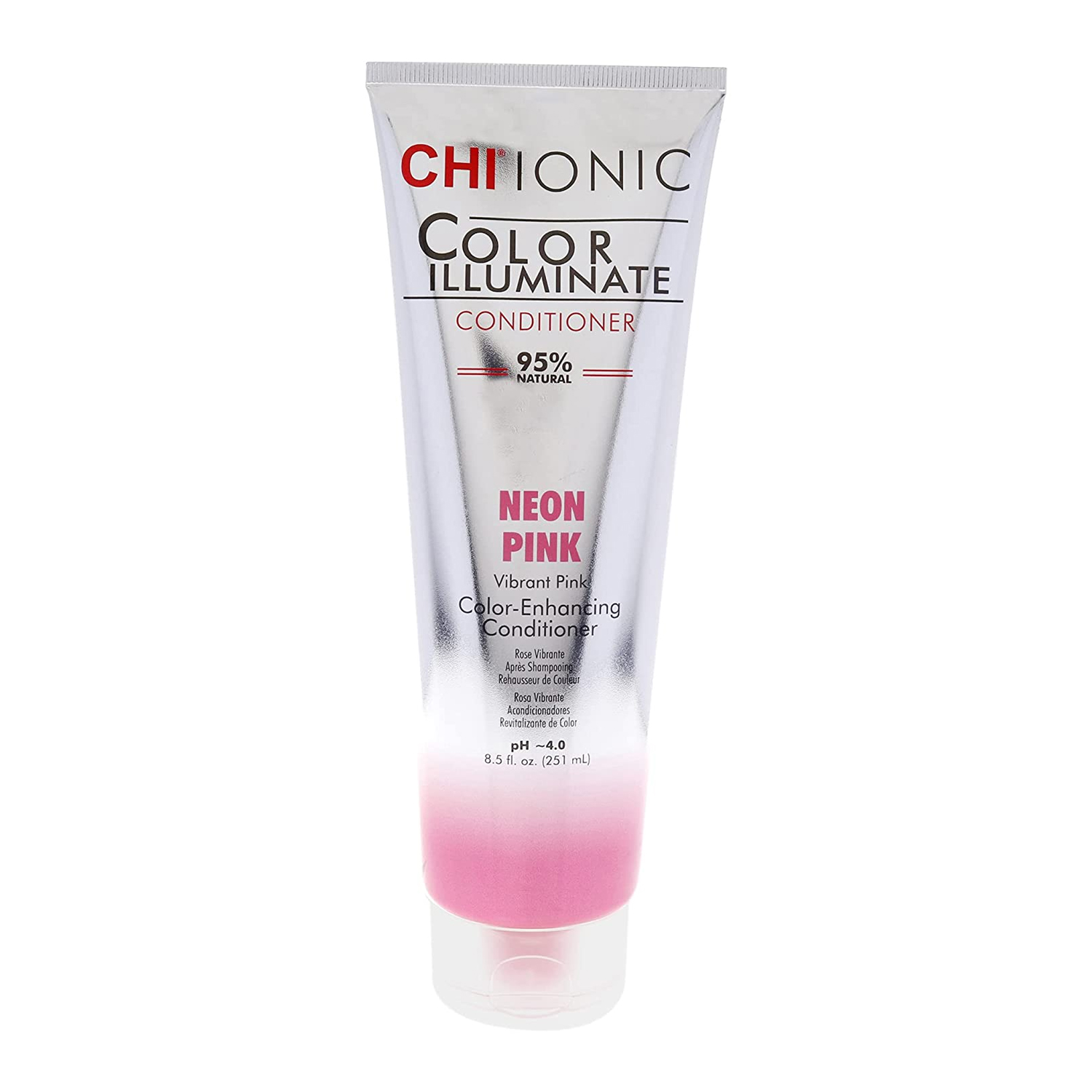 CHI Ionic Color Illuminate Conditioner Neon Pink 8.5 oz,3 packs