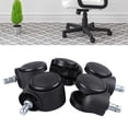 thumbnail image 4 of Ruedas giratorias para muebles plástico 5 uds fácil instalación interfaz de vástago con resorte rueda para silla Universal para estante de cocina ANGGREK Otros, 4 of 7