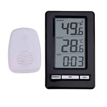 

Wireless Indoor Outdoor Weather Station Clock Display Digital Thermometer Electronic Temperature Meter