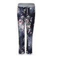 thumbnail image 3 of Pantalones de yoga Gibobby para Mujer jogging informales estampado de mezclilla imitación Negro M, 3 of 5