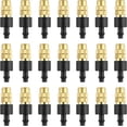 thumbnail image 1 of 30 Pieces Brass Spray Nozzle, Adjustable Atomizing Nozzle Copper Irrigation Drip 4/7mm Atomization Micro Sprinkler Garden Cooling Equipment for Lawn Vegetable Greenhouse, 1 of 5