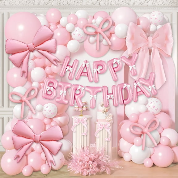 102PCS Pink Balloon Decoration Kit for Birthday & Party