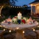thumbnail image 5 of Adornos colgantes para la puerta con corona del Día de la Independencia, anillo de vela de plástico azul artificial 9,84 pulgadas, decoración de pared de portavelas navideñas, acento festivo en la, 5 of 6