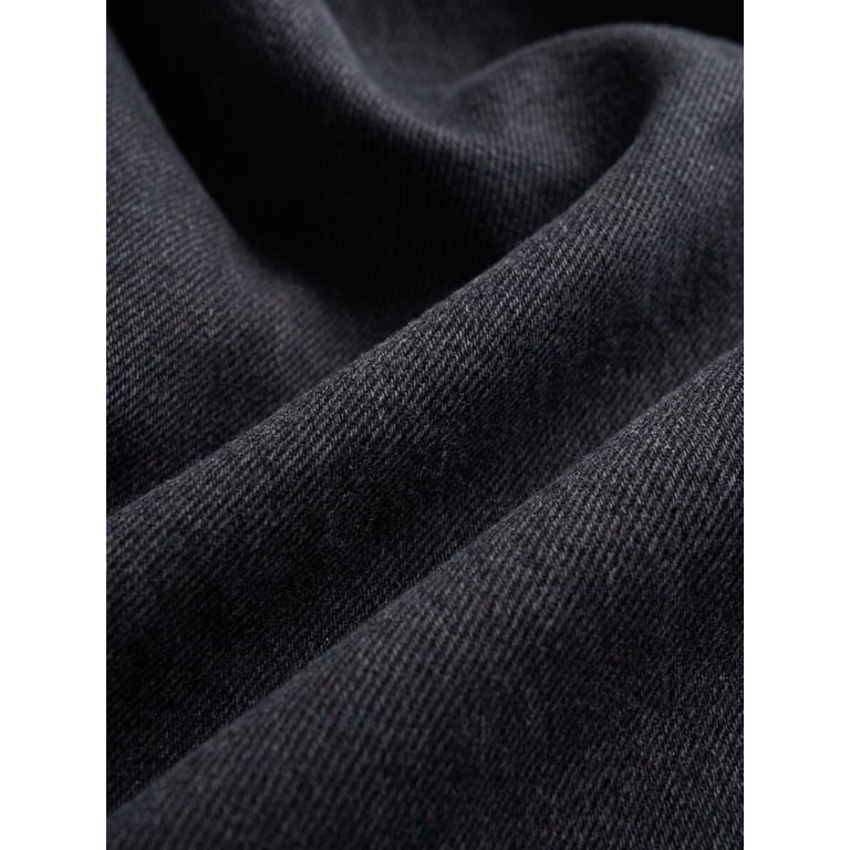 Free Assembly Men's Pleated Zip Front Denim Jacket photo 5