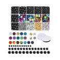 thumbnail image 1 of Kits de piedras de lava DENGXMXG espaciadores cuentas pulsera cuerda elástica para aceites esenciales difusos, 1 of 5