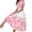 Pink, variant on 2025 Clearance! 50% Off Clear! asdoklhq Womens Daytime Dresses,Women's Short Sleeve Round Neck Casual Party Daily Elegant Printing Dress