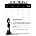 thumbnail image 6 of INSPIRE CHIC Women's Formal Jumpsuits Ruffled Sleeve High Waist V Neck Dressy Long Wide Legs Pants XL Black, 6 of 6