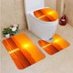 thumbnail image 1 of ABPHQTO Puesta del sol del océano Juego de alfombras de baño de 3 piezas Alfombra de baño Alfombra de contorno y tapa de inodoro, 1 of 2
