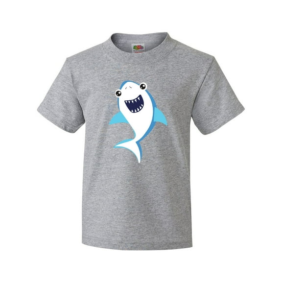Inktastic Cute Shark, Little Shark, Blue Shark Youth T-Shirt