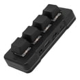 thumbnail image 6 of Electronics 4 Key Keypad Mechanical Gaming Keyboard, Macro Mechanical Gaming Keyboard Wired USB Wireless Bluetooth ABS for Home, 6 of 7